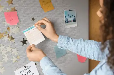Tiny stars wall cork memo board