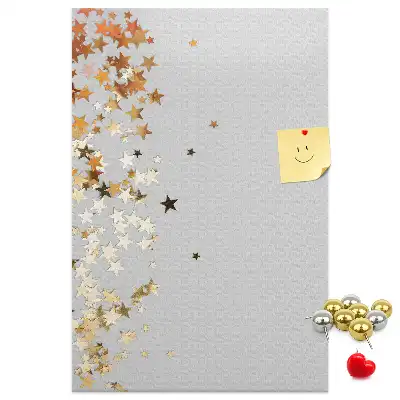 Wall cork memo board Tiny stars