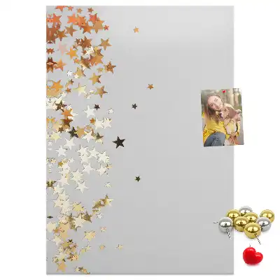 Tiny stars wall cork memo board