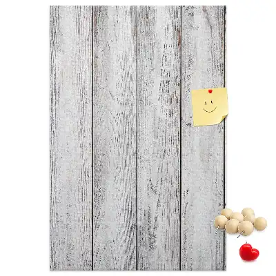 Painted cork pin board