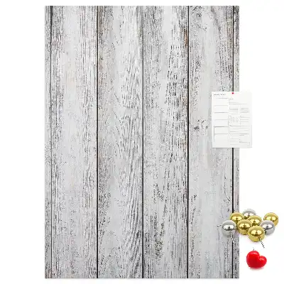 Painted cork pin board