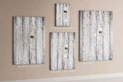 Painted cork pin board