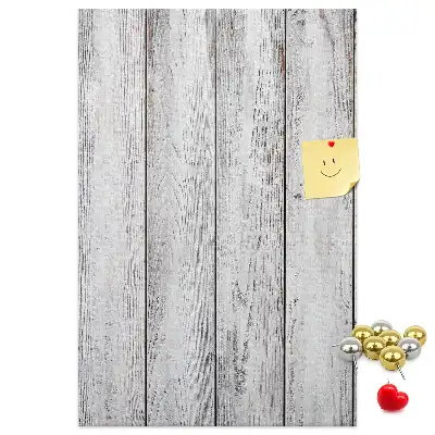 Painted cork pin board