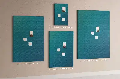 Cork Note Board Geometric abstraction