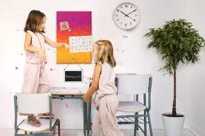 Rising Sun Gradient wall cork memo board