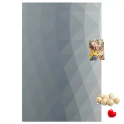 Cork pin board Abstract gray waves