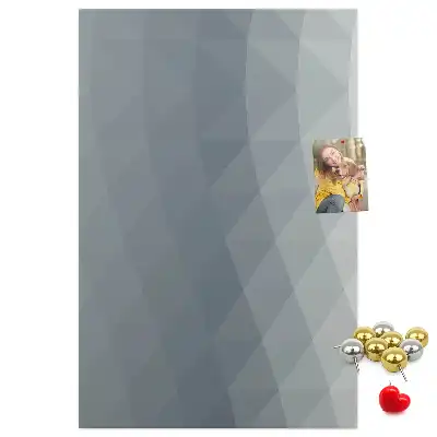 Cork pin board Abstract gray waves