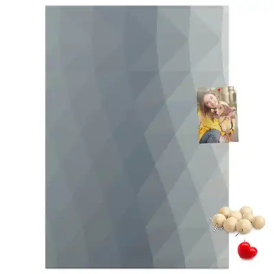 Cork pin board Abstract gray waves
