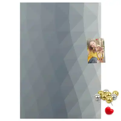 Cork pin board Abstract gray waves