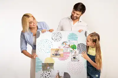 Cork Note Board Colorful circles