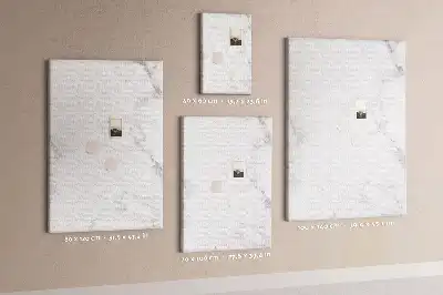 Wall cork memo board Marble texture