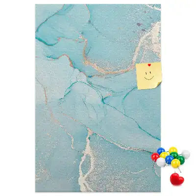 Decorative Marble Texture Cork Note Board