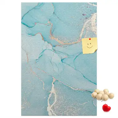 Decorative Marble Texture Cork Note Board