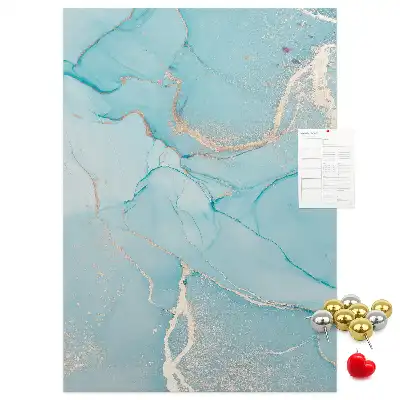 Decorative Marble Texture Cork Note Board
