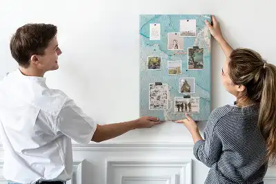 Cork Note Board Decorative marble texture