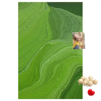 Wall cork memo board Abstract waves