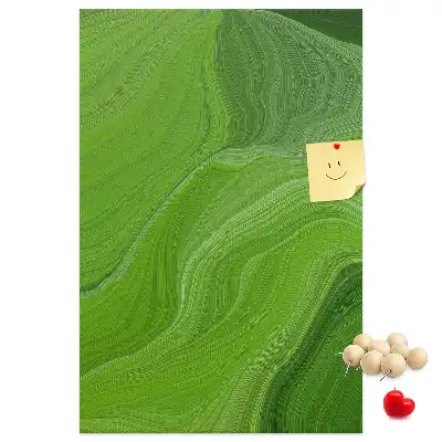 Wall cork memo board Abstract waves