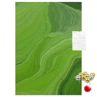Wall cork memo board Abstract waves