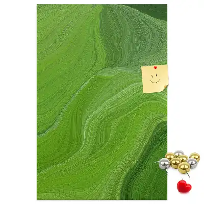 Wall cork memo board Abstract waves