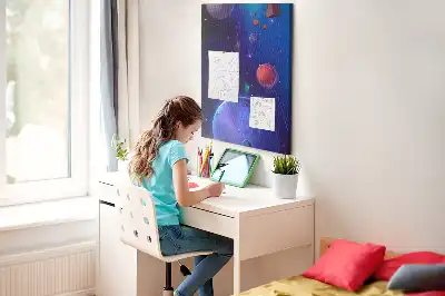 Cork Note Board Space art