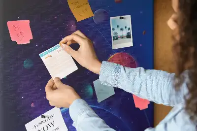 Cork Note Board Space art