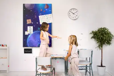 Cork Note Board Space art