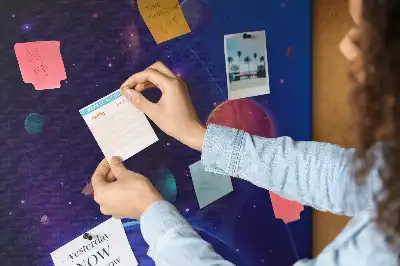 Cork Note Board Space art