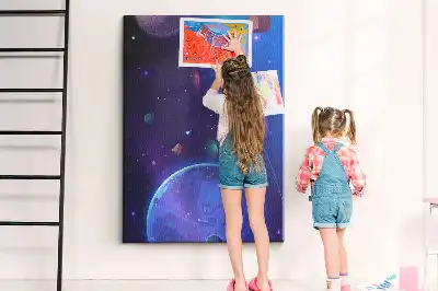 Cork Note Board Space art