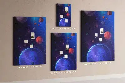 Cork Note Board Space art