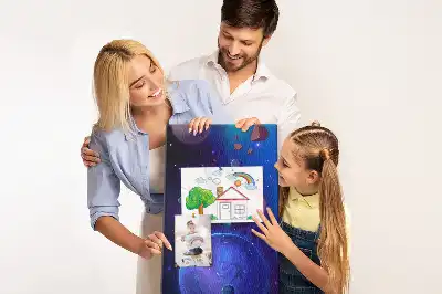 Cork Note Board Space art