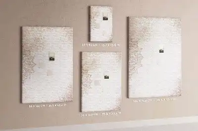 Mandala pattern cork pin board