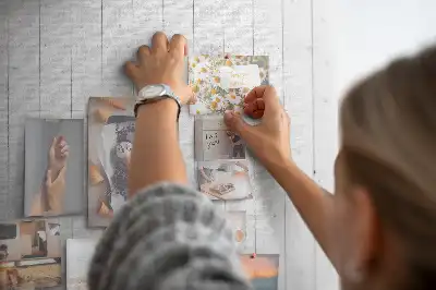Raw Wood Cork Note Board