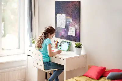 Star galaxy cork pin board