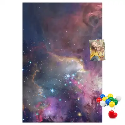 Star galaxy cork pin board