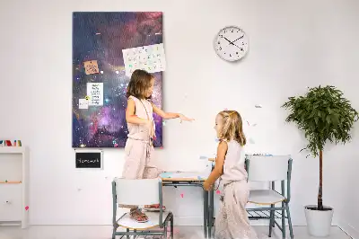 Star galaxy cork pin board