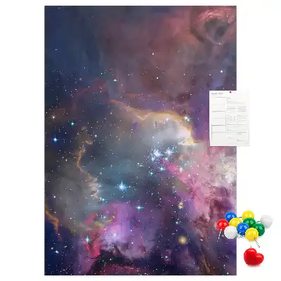 Cork pin board Star galaxy