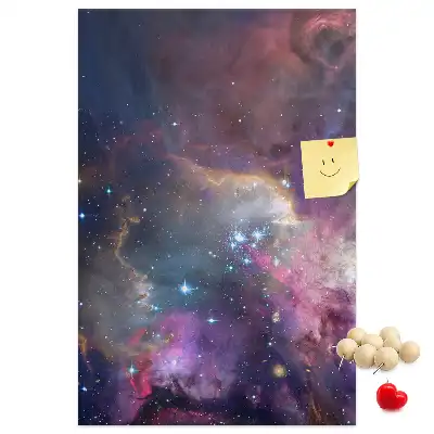 Cork pin board Star galaxy