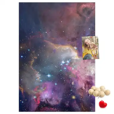 Cork pin board Star galaxy