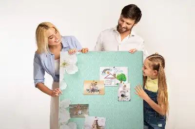 Flowers in bloom wall cork memo board
