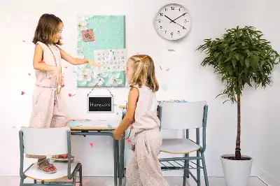Flowers in bloom wall cork memo board
