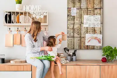 Wine cork pin board