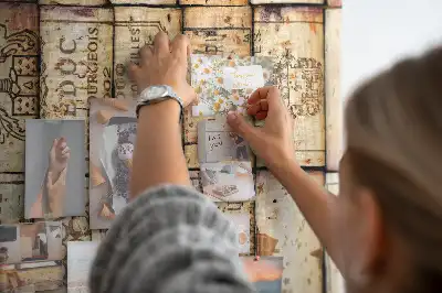 Wine cork pin board