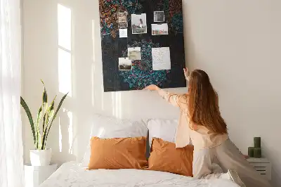 Cork Note Board Decorative mandala