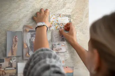 Summer beach sand cork memo board