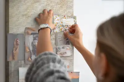 Summer beach sand cork memo board