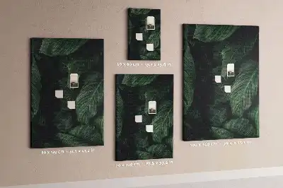 Jungle Vegetation Leaves Cork Note Board