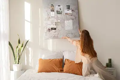 Peony Flower Cork Note Board