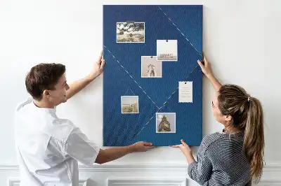 Ornamental pattern cork pin board