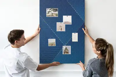 Ornamental pattern cork pin board