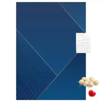 Ornamental pattern cork pin board